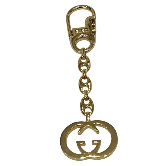 GUCCI: GG Logo Gold Tone Key Chain #3541554 - Picture 3 of 7